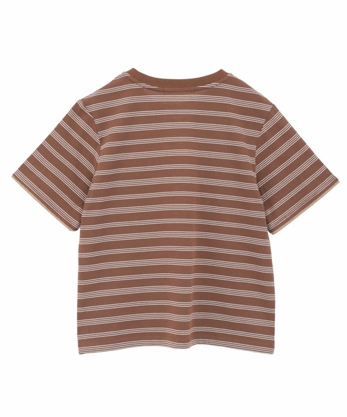 SOFFITTO(ソフィット)の「コットンボーダー半袖Tシャツ(Tシャツ/カットソー・レディース・ブラウン系その他/グレー系その他・FREE)」の18枚目の写真