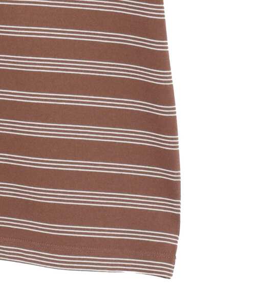SOFFITTO(ソフィット)の「コットンボーダー半袖Tシャツ(Tシャツ/カットソー・レディース・ブラウン系その他/グレー系その他・FREE)」の21枚目の写真