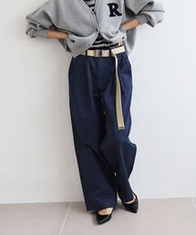 le.coeur blanc（ルクールブラン）の「タックカーブチノパンツ（チノパンツ）」