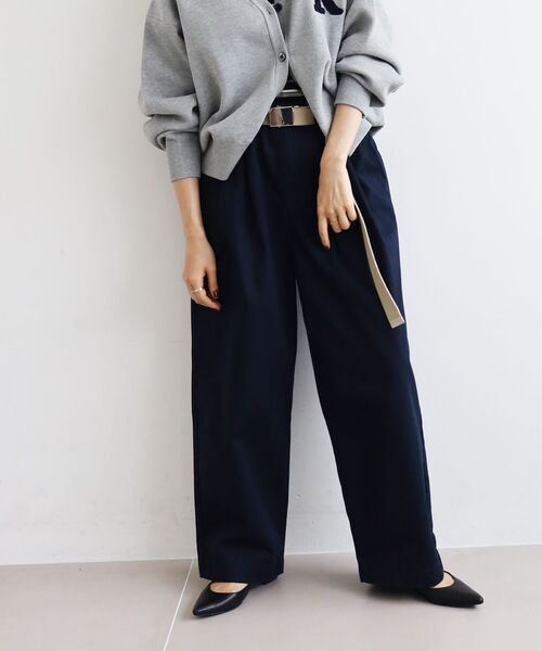 セール】タックカーブチノパンツ（チノパンツ）｜le.coeur blanc