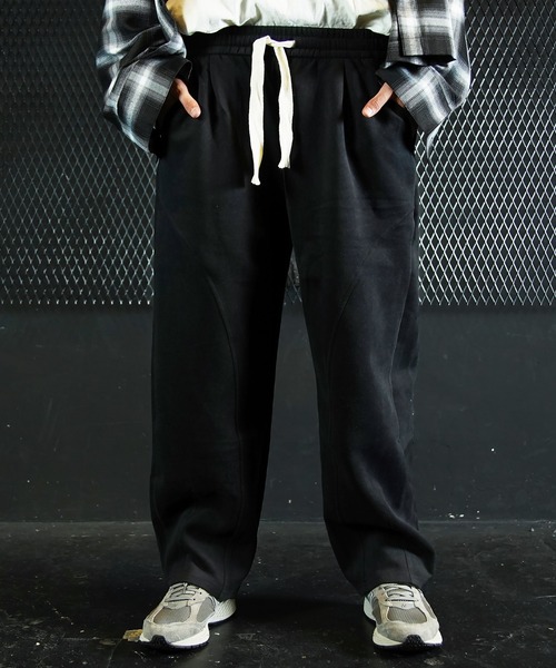 Beno（ビーノ）の「ワイドシルエット スウェットパンツ（スウェットパンツ・メンズ・グレー/ブラック・MEDIUM/LARGE/X-LARGE）」の3枚目の写真