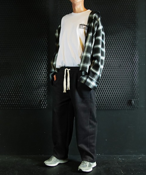 Beno（ビーノ）の「ワイドシルエット スウェットパンツ（スウェットパンツ・メンズ・グレー/ブラック・MEDIUM/LARGE/X-LARGE）」の5枚目の写真