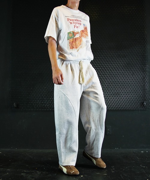 Beno（ビーノ）の「ワイドシルエット スウェットパンツ（スウェットパンツ・メンズ・グレー/ブラック・MEDIUM/LARGE/X-LARGE）」の9枚目の写真