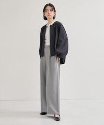 LE CERCLE par rope'（ルセルクルパーロペ）の「ダブルクロスコクーンノーカラーブルゾン（ブルゾン）」