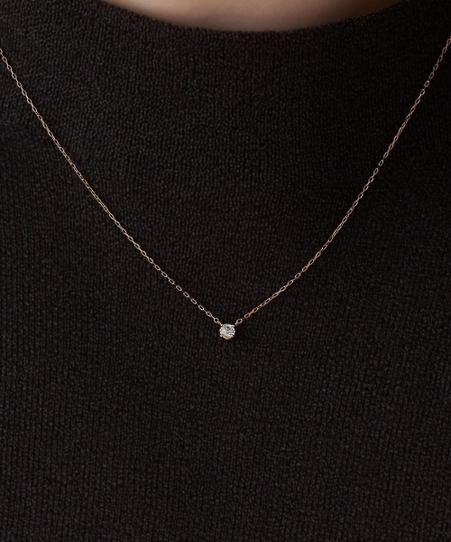 4℃（ヨンドシー）の「【Autumn Limited】K10ピンクゴールド ネックレス（ネックレス・レディース・ピンクゴールド・FREE）」の7枚目の写真