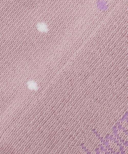 adabat（アダバット）の「ボンボンドットショートソックス（ソックス/靴下・レディース・ベージュ/パープル/ネイビー・00）」の7枚目の写真