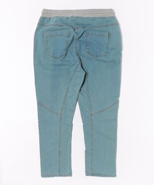 RCD(アールシーディー)の「ウエストリブデニムサルエルパンツ(デニムパンツ・レディース・ワンウォッシュ/ネイビー/ブルー・LL/3L/L/4L/M)」の22枚目の写真
