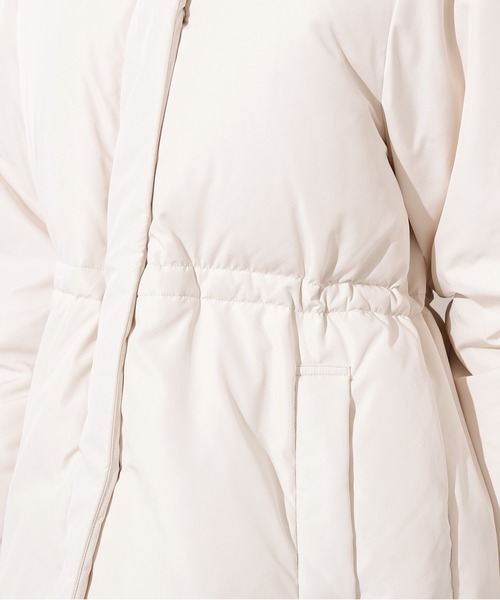 N.（N. Natural Beauty Basic）（エヌエヌナチュラルビューティーベーシック）の「【取り外し可能】フーデットミドルダウン（ダウンジャケット/コート・レディース・ブラック/ブラウン/オフホワイト・MEDIUM/SMALL）」の19枚目の写真