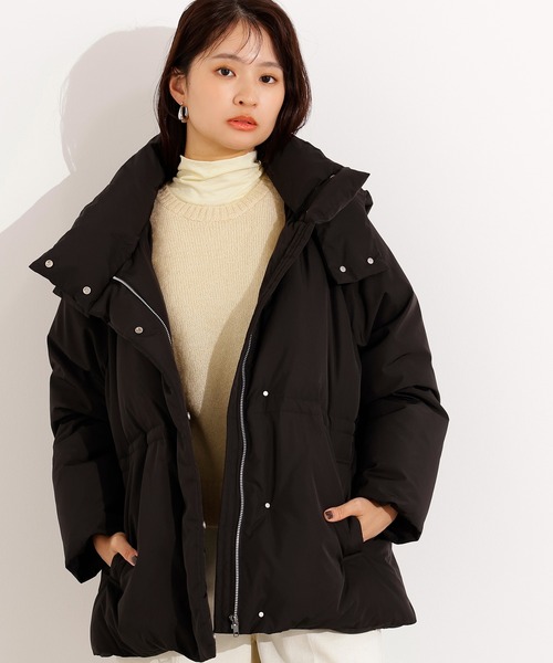 セール】【取り外し可能】フーデットミドルダウン（ダウンジャケット