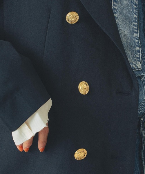 ROSE BUD（ローズバッド）の「TAILORED JACKET（テーラードジャケット・レディース・ネイビー/グレー・S/M）」の11枚目の写真