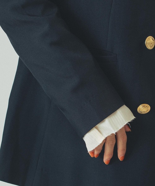 ROSE BUD（ローズバッド）の「TAILORED JACKET（テーラードジャケット・レディース・ネイビー/グレー・S/M）」の12枚目の写真