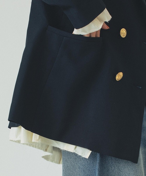 ROSE BUD（ローズバッド）の「TAILORED JACKET（テーラードジャケット・レディース・ネイビー/グレー・S/M）」の13枚目の写真