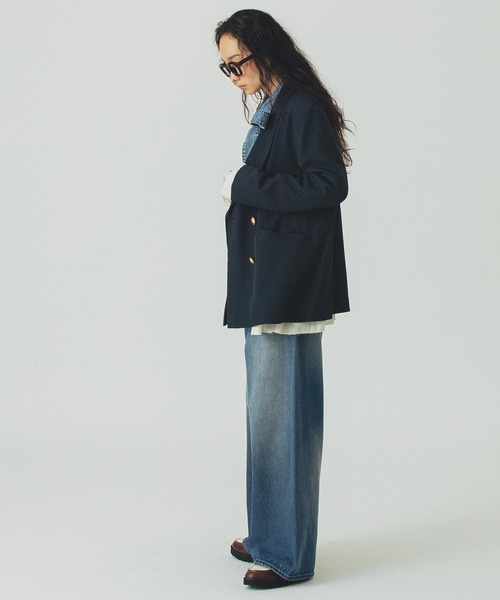 ROSE BUD（ローズバッド）の「TAILORED JACKET（テーラードジャケット・レディース・ネイビー/グレー・S/M）」の21枚目の写真