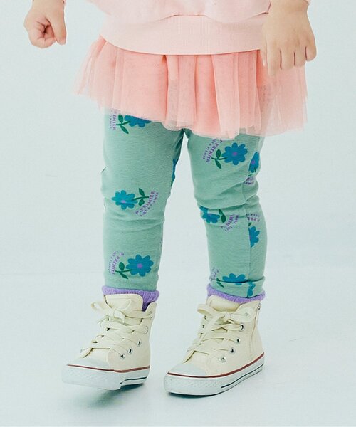 p.premier(ピードットプルミエ)の「【ジュニア対応】イロチ買いしたい総柄ストレッチレギンスパンツ(その他パンツ・キッズ・チャコール/ネイビー/オレンジ/イエロー/ブルー/ブラウン/グリーン/ブラック・80/90/100/110/120/130)」の6枚目の写真