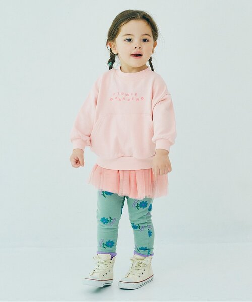 p.premier(ピードットプルミエ)の「【ジュニア対応】イロチ買いしたい総柄ストレッチレギンスパンツ(その他パンツ・キッズ・チャコール/ネイビー/オレンジ/イエロー/ブルー/ブラウン/グリーン/ブラック・80/90/100/110/120/130)」の9枚目の写真