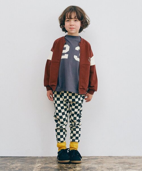 p.premier(ピードットプルミエ)の「【ジュニア対応】イロチ買いしたい総柄ストレッチレギンスパンツ(その他パンツ・キッズ・チャコール/ネイビー/オレンジ/イエロー/ブルー/ブラウン/グリーン/ブラック・80/90/100/110/120/130)」の13枚目の写真