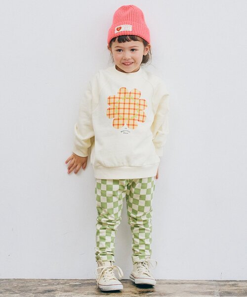 p.premier(ピードットプルミエ)の「【ジュニア対応】イロチ買いしたい総柄ストレッチレギンスパンツ(その他パンツ・キッズ・チャコール/ネイビー/オレンジ/イエロー/ブルー/ブラウン/グリーン/ブラック・80/90/100/110/120/130)」の16枚目の写真