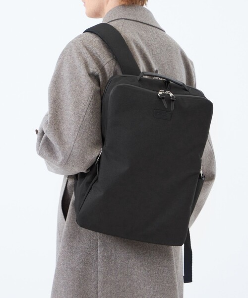 MACKINTOSH PHILOSOPHY（ﾏｯｷﾝﾄｯｼｭ ﾌｨﾛｿﾌｨｰ）の「CORDURA(R) fabric バックパック（バックパック/リュック・メンズ・ブラック/ダークネイビー・FREE）」の3枚目の写真