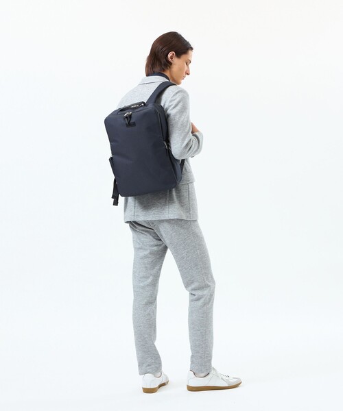 MACKINTOSH PHILOSOPHY（ﾏｯｷﾝﾄｯｼｭ ﾌｨﾛｿﾌｨｰ）の「CORDURA(R) fabric バックパック（バックパック/リュック・メンズ・ブラック/ダークネイビー・FREE）」の6枚目の写真