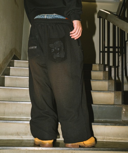 centimeter（センチメーター）の「CMT ruler sweat pants（スウェットパンツ・メンズ・ブラウン/ネイビー/ブラック/ヘザーグレー・MEDIUM/LARGE/X-LARGE）」の14枚目の写真