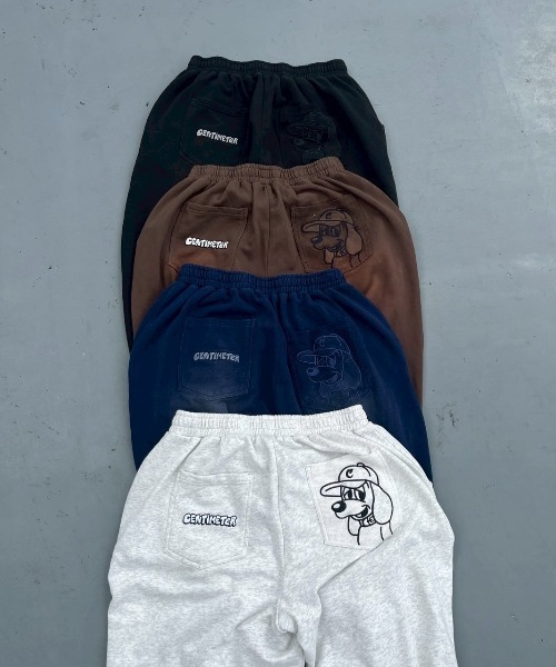 centimeter（センチメーター）の「CMT ruler sweat pants（スウェットパンツ・メンズ・ブラウン/ネイビー/ブラック/ヘザーグレー・MEDIUM/LARGE/X-LARGE）」の18枚目の写真