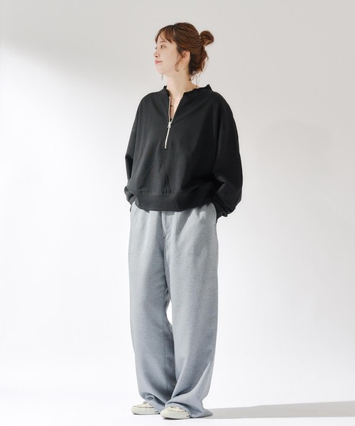 B.C STOCK（ベーセーストック）の「【Deux Allures/ドゥ アリュール】ループネップストレートスラックス（スラックス・メンズ・ベージュ/ブルー・FREE）」の3枚目の写真