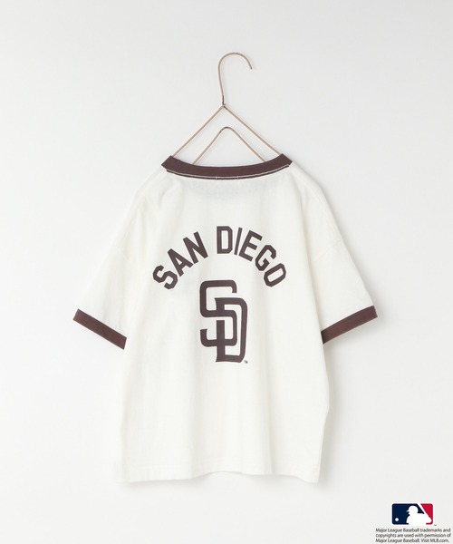 LOWRYS FARM（ローリーズファーム）の「ＭＬＢＳＳＴ　 579537（Tシャツ/カットソー・キッズ・ネイビー/シルバー/グリーン/ブラウン系その他・110cm/120cm/130cm/140cm/150cm）」の2枚目の写真