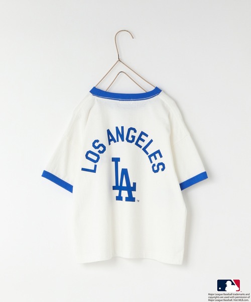 LOWRYS FARM（ローリーズファーム）の「ＭＬＢＳＳＴ　 579537（Tシャツ/カットソー・キッズ・ネイビー/シルバー/グリーン/ブラウン系その他・110cm/120cm/130cm/140cm/150cm）」の4枚目の写真