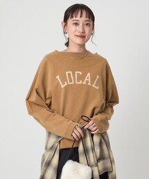 Ooooops スウェット ブラウン スウェット（ブラウン/茶色系・ワンポイント）ファッション通販