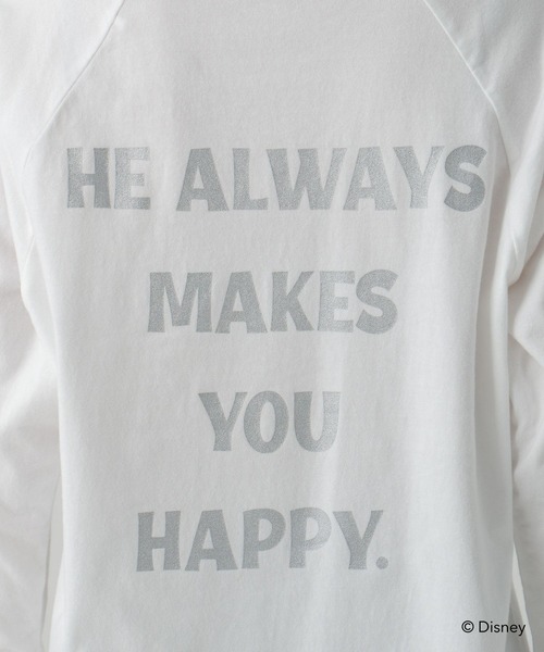 Elura（エルーラ）の「【GOODROCKSPEED】別注 /Mickey/プリント7分Tシャツ /590662（Tシャツ/カットソー・レディース・ブラウン/チャコールグレー/ホワイト・FREE）」の14枚目の写真