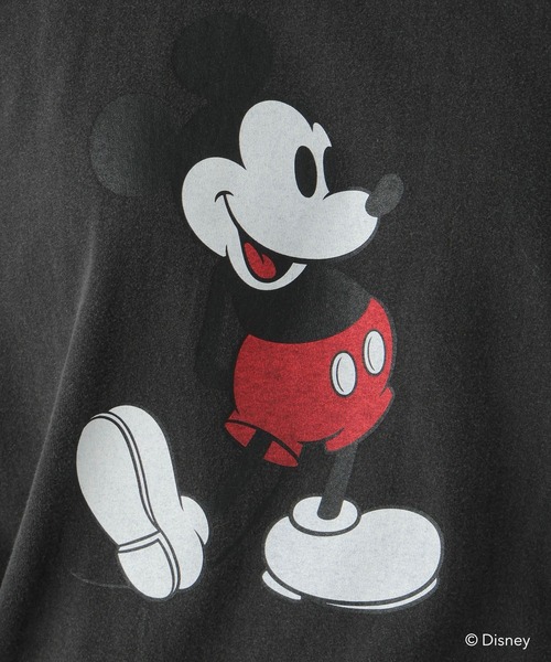 Elura（エルーラ）の「【GOODROCKSPEED】別注 /Mickey/プリント7分Tシャツ /590662（Tシャツ/カットソー・レディース・ブラウン/チャコールグレー/ホワイト・FREE）」の13枚目の写真