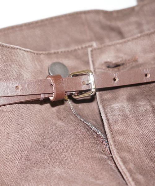 igi（イジ）の「SLIM STUD BELT / スリムスタッズリアルレザーベルト（ベルト・レディース・ブラック/ブラウン・FREE）」の15枚目の写真