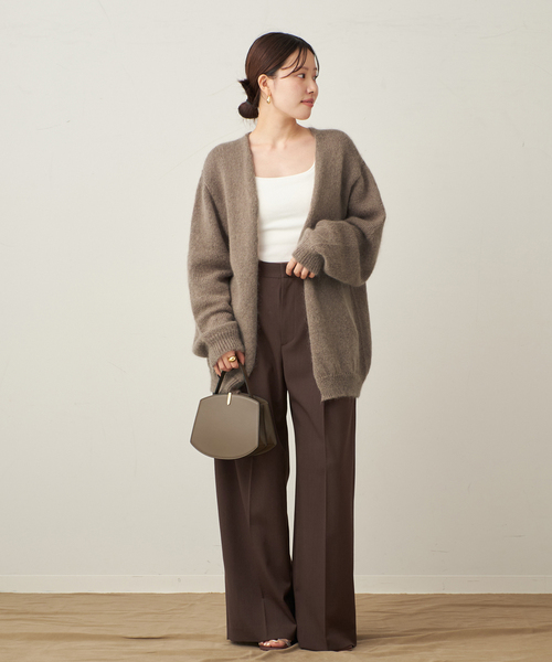 セール】One Tuck Straight Wide パンツ（スラックス）｜Plage