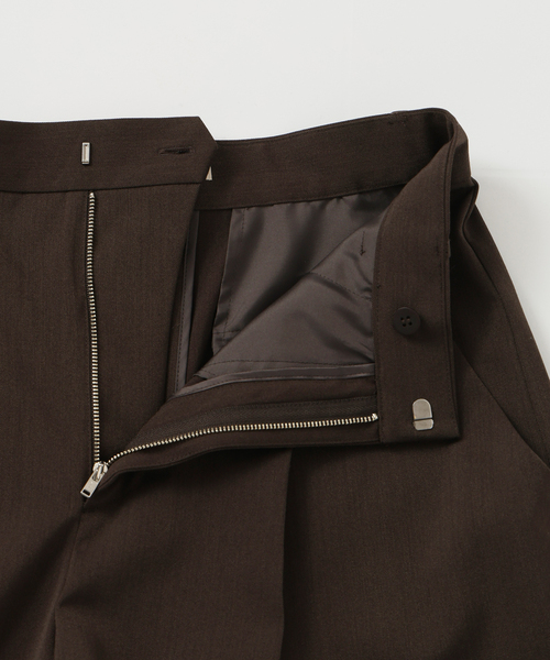 plage（プラージュ）の「One Tuck Straight Wide パンツ（スラックス・レディース・ベージュ/ブラウン・34/36/38）」の14枚目の写真