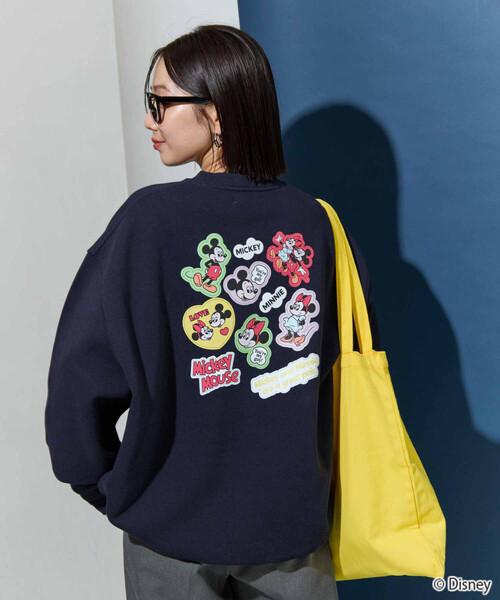 ミッキーマウス フリル付きスウェット ミッキーマウス フリル付きスウェット フリーサイズ ミッキー