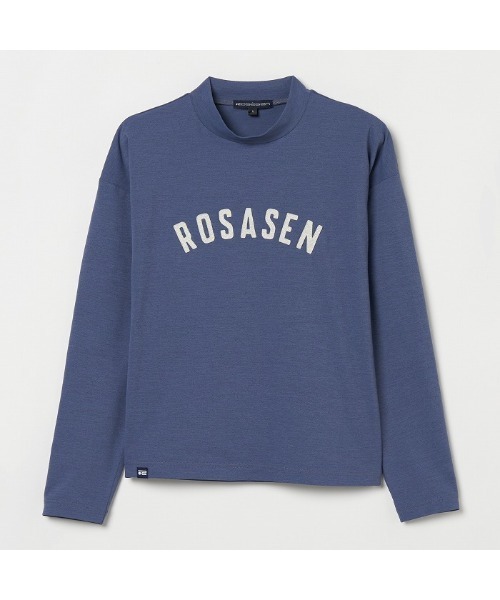 ROSASEN(ロサーセン)の「【Rosasen/GOLF】ソロナ 天竺 長袖モックネック(Tシャツ/カットソー・レディース・ブルー/グリーン・42/40)」の4枚目の写真