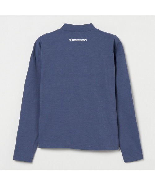 ROSASEN(ロサーセン)の「【Rosasen/GOLF】ソロナ 天竺 長袖モックネック(Tシャツ/カットソー・レディース・ブルー/グリーン・42/40)」の5枚目の写真