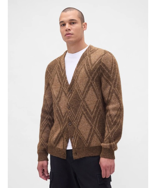 Gucci 20AW アーガイルモヘアカーディガン Gucci 20AW アーガイルモヘアカーディガン Gucci 20AW アーガイル