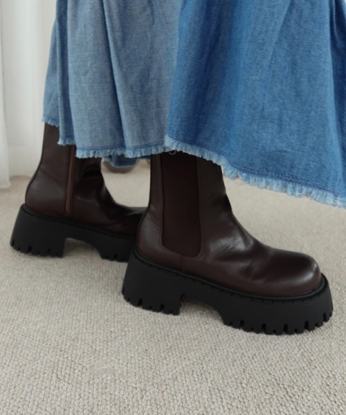 RODEO CROWNS WIDE BOWL（ロデオクラウンズワイドボウル）の「サイドゴアブーツ（ブーツ・レディース・ブラウン/ブラック・SMALL/MEDIUM/LARGE）」の21枚目の写真