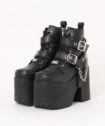 YOSUKE/ヨースケ」厚底カバードショートブーツ（ブーツ）｜YOSUKE