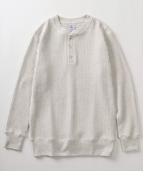 JEMORGAN(ジェーイーモーガン)の「【87】【JEMORGAN/ジェーイーモーガン】ビッグワッフル ヘンリーネック スウェット(スウェット・メンズ・チャコールグレー/アッシュグレー/ブラック/グレー/ネイビー/ブラウン/オフホワイト・S/M/L/XL)」の12枚目の写真