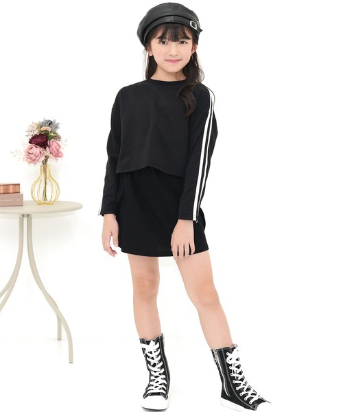 Bee des Bee（ビーデスビー）の「セットアップ（セットアップ・キッズ・杢グレー/ピンク/ブラック×ホワイト・110cm/100cm/140cm/130cm/120cm/150cm）」の10枚目の写真