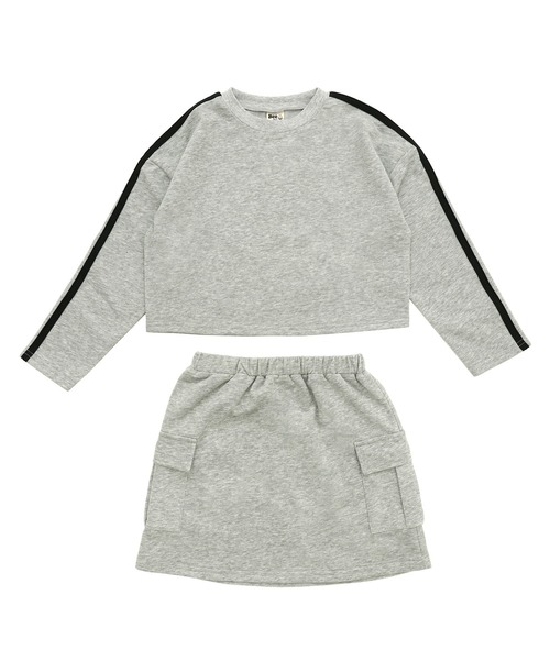 Bee des Bee（ビーデスビー）の「セットアップ（セットアップ・キッズ・杢グレー/ピンク/ブラック×ホワイト・110cm/100cm/140cm/130cm/120cm/150cm）」の13枚目の写真