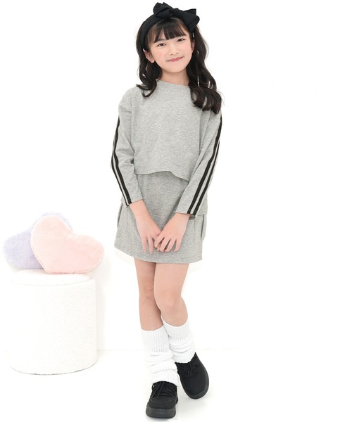 Bee des Bee（ビーデスビー）の「セットアップ（セットアップ・キッズ・杢グレー/ピンク/ブラック×ホワイト・110cm/100cm/140cm/130cm/120cm/150cm）」の16枚目の写真