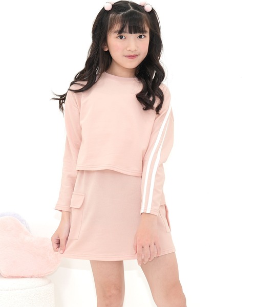 Bee des Bee（ビーデスビー）の「セットアップ（セットアップ・キッズ・杢グレー/ピンク/ブラック×ホワイト・110cm/100cm/140cm/130cm/120cm/150cm）」の21枚目の写真