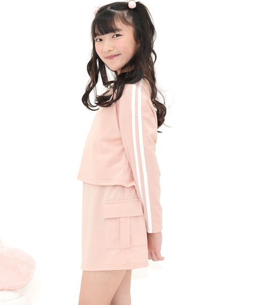 Bee des Bee（ビーデスビー）の「セットアップ（セットアップ・キッズ・杢グレー/ピンク/ブラック×ホワイト・110cm/100cm/140cm/130cm/120cm/150cm）」の22枚目の写真