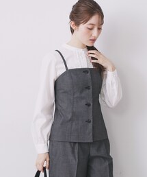 index | ウールライクストレッチキャミビスチェ/セットアップ対応【洗濯機OK】(タンクトップ)