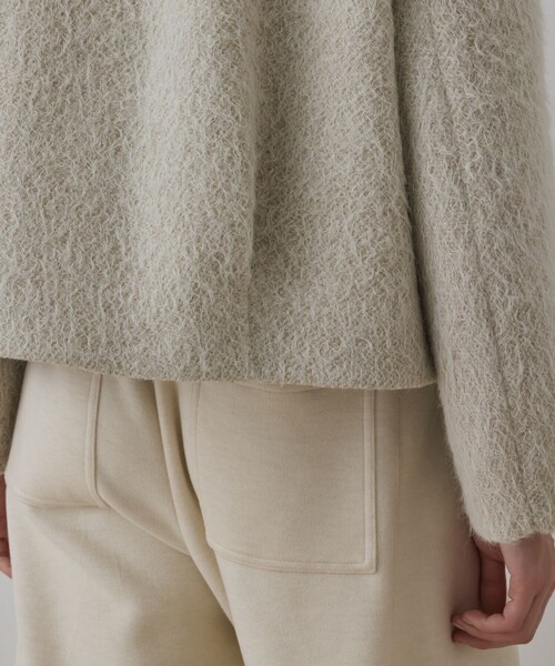 Diagram(ダイアグラム)の「アルパカシャギージャケット(その他アウター・レディース・ベージュ/グレー・38/36)」の10枚目の写真