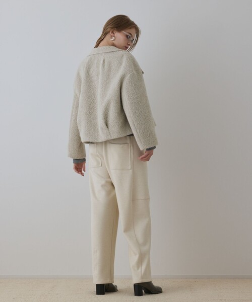 Diagram(ダイアグラム)の「アルパカシャギージャケット(その他アウター・レディース・ベージュ/グレー・38/36)」の13枚目の写真