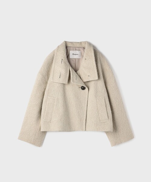 Diagram(ダイアグラム)の「アルパカシャギージャケット(その他アウター・レディース・ベージュ/グレー・38/36)」の15枚目の写真